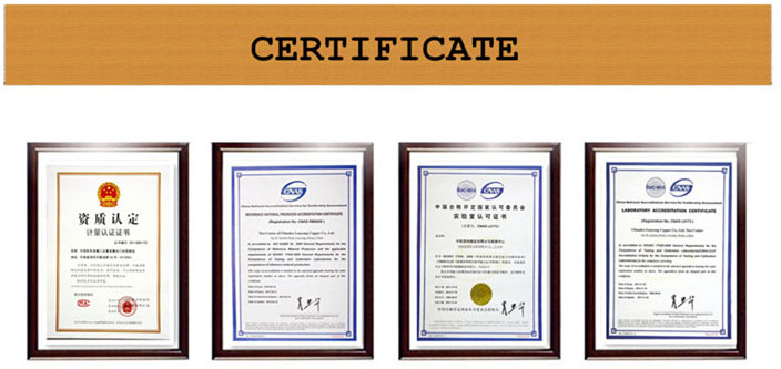 H68 Brass Strip Tape certificate